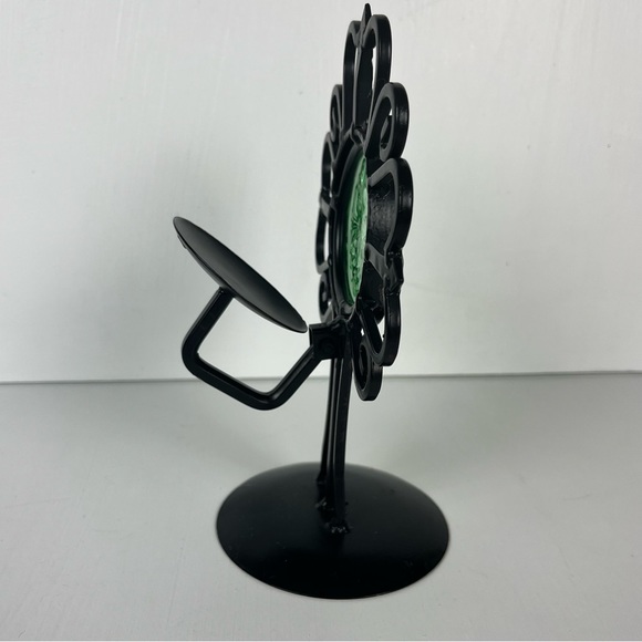 Metal and Glass Candle Holder - Picture 9 of 16